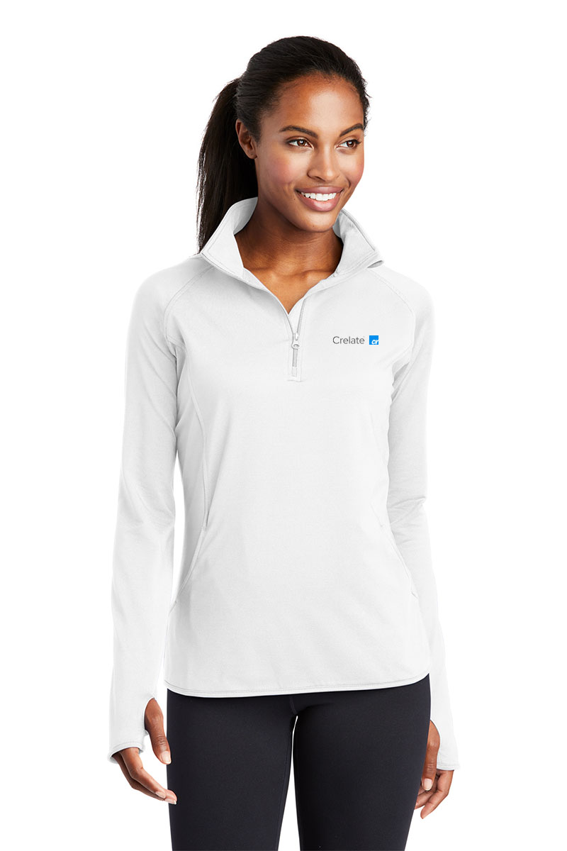 Sport-Tek® Ladies Sport-Wick® Stretch 1/4-Zip Pullover