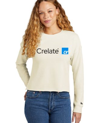 New Era® Women's Tri-Blend Fleece Crop Crew