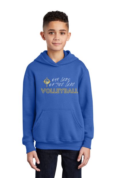Port & Company® Youth Core Fleece Pullover Hooded Sweatshirt - Image 2