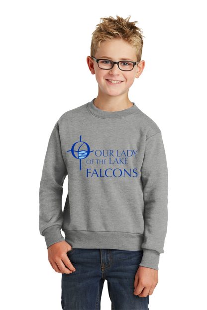 Port & Company® Youth Core Fleece Crewneck Sweatshirt - Image 2