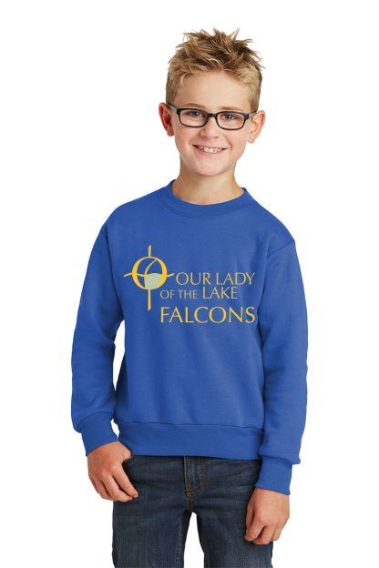 Port & Company® Youth Core Fleece Crewneck Sweatshirt