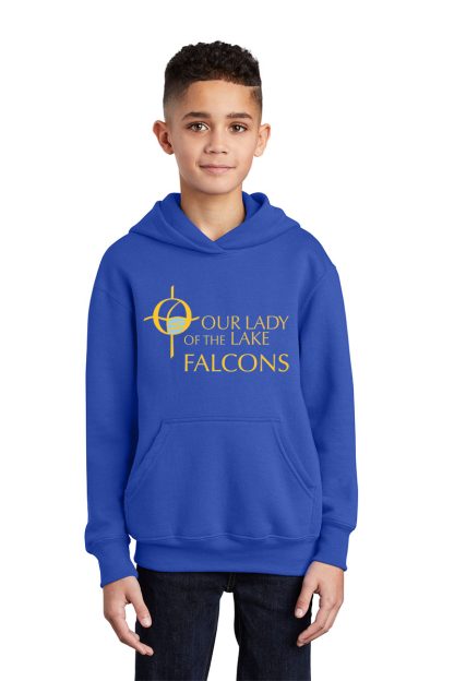 Port & Company® Youth Core Fleece Pullover Hooded Sweatshirt - Image 2