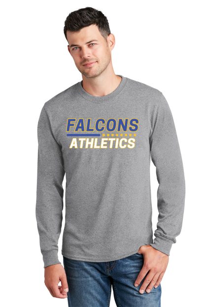 Port & Company® Long Sleeve Core Cotton Tee ATHLETICS - Image 2