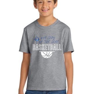 YOUTH Port & Company® Core Cotton Tee BASKETBALL