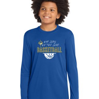 YOUTH Sport-Tek®Long Sleeve PosiCharge® Competitor™ Tee BASKETBALL